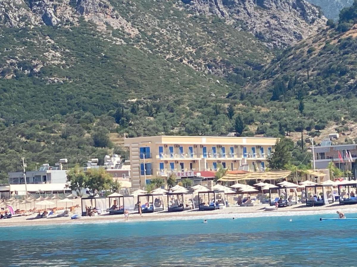 Blue Horizon Hotel Himare Bagian luar foto