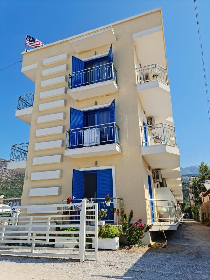 Blue Horizon Hotel Himare Bagian luar foto
